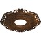 Ekena Millwork Orrington Ceiling Medallion (Fits Canopies up to 6 1/4"), 22"OD x 6 1/4"ID x 1 3/4"P, Rust CM22ORRUS - alternate 3